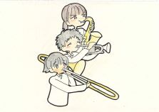 楽器を演奏している人のイラスト